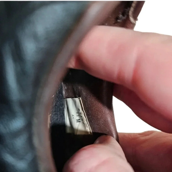 FootJoy DryJoy Men Size 11 Brown Black Saddle Croc Print Classic Golf Tour Shoes - Picture 4 of 7